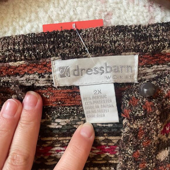 Vintage 90s 2000s Cottagecore Grandpa Cardigan - Picture 5 of 8